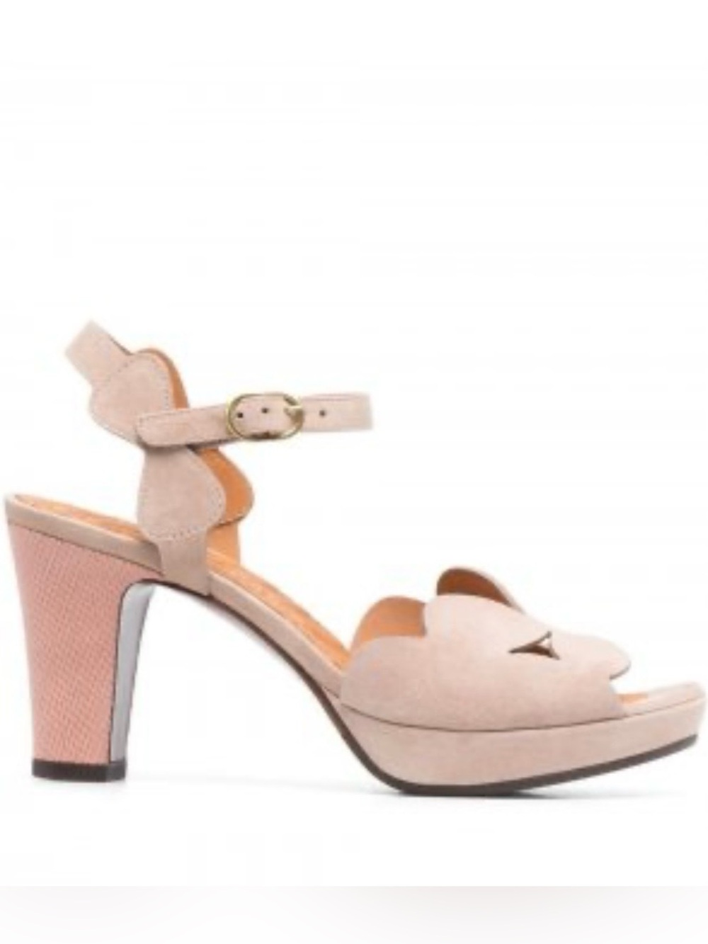 Chie Mihara Mauve Suede Block Heel Sandals Size 39